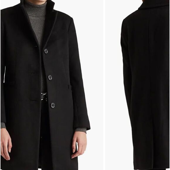 Lauren Ralph Lauren Wool Blend Reefer Coat size 8 NWT - Picture 5 of 8